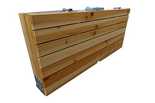 Cafeteria Wooden Table With 8' Umbrella