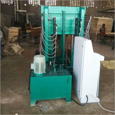 साँठ-गाँठ की लकड़ी के लिए हॉट प्रेस मशीन