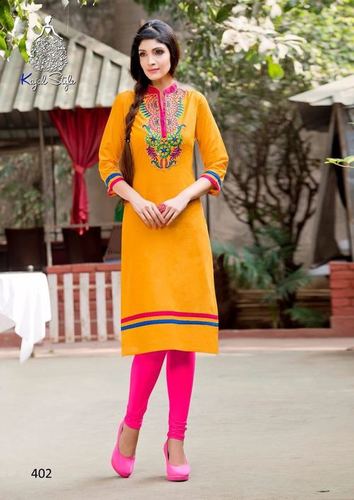Designer Neck Kurtis