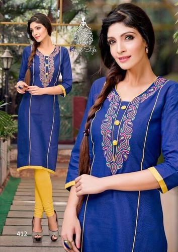 Pure Cotton Kurtis Suppliers