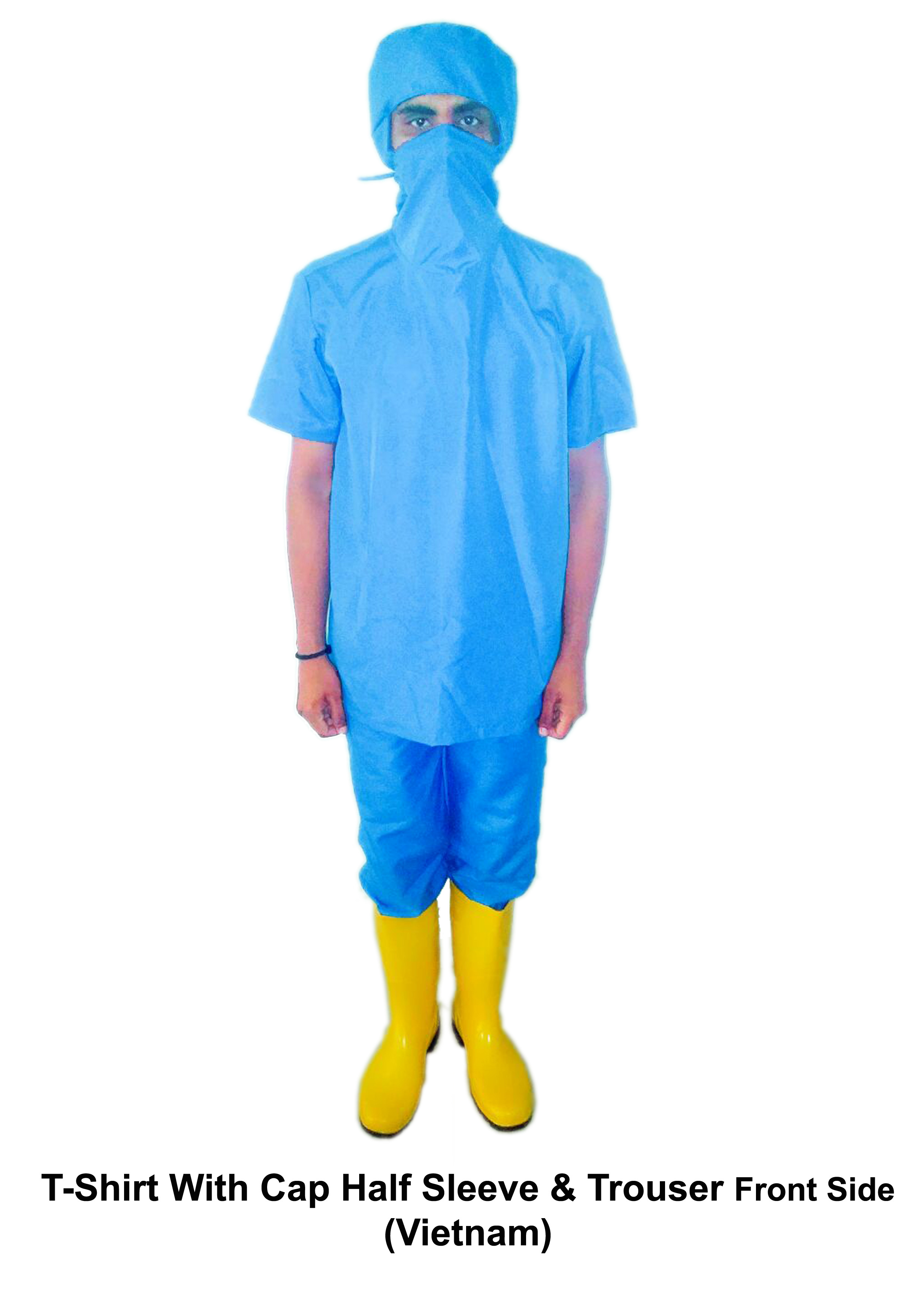 T-shirt With Cap Half Sleeve & Trouser