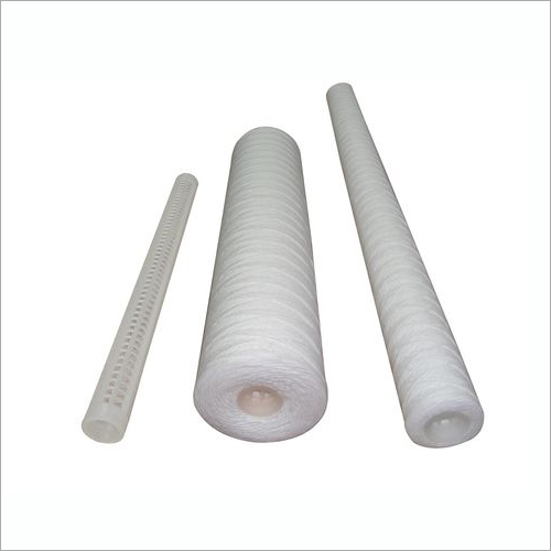 PP Wound Filter Cartridge - Polypropylene, Glass Fiber & Cotton Yarn | Double Open End, High Dirt Holding Capacity, Easy to Replace, 1-100 Micron Filtration