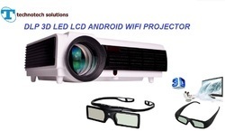 TS DLP 3D Android WiFi एलईडी प्रोजेक्टर