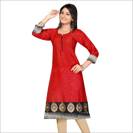 Designer Crepe Kurtis