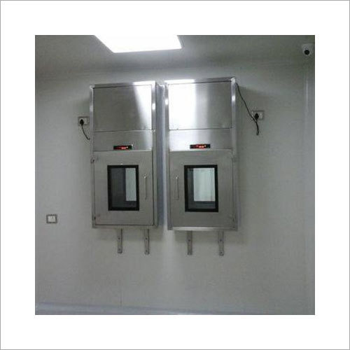 Cleanroom Pass Box - Stainless Steel, Compact Design for Sterile Environment Handling