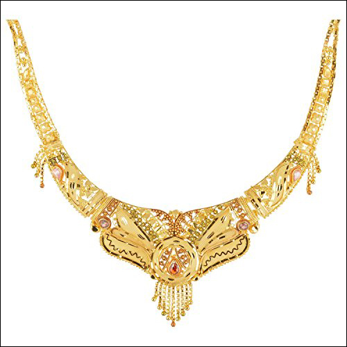 सोने की परत चढ़ी हुई हार