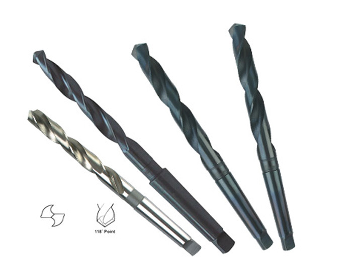 Taper Shank Twist Drill - Coating Type: Polished