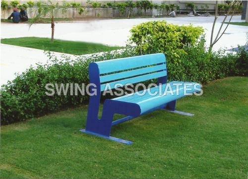 ब्लू डिजाइनर बेंच एफआरपी