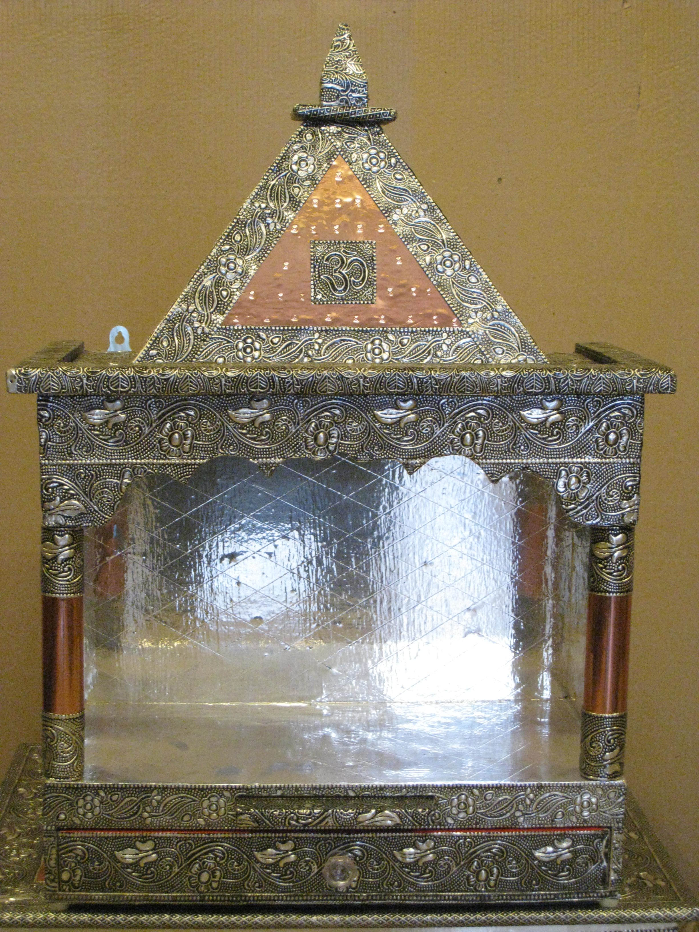 Silver Hindu Home Temple