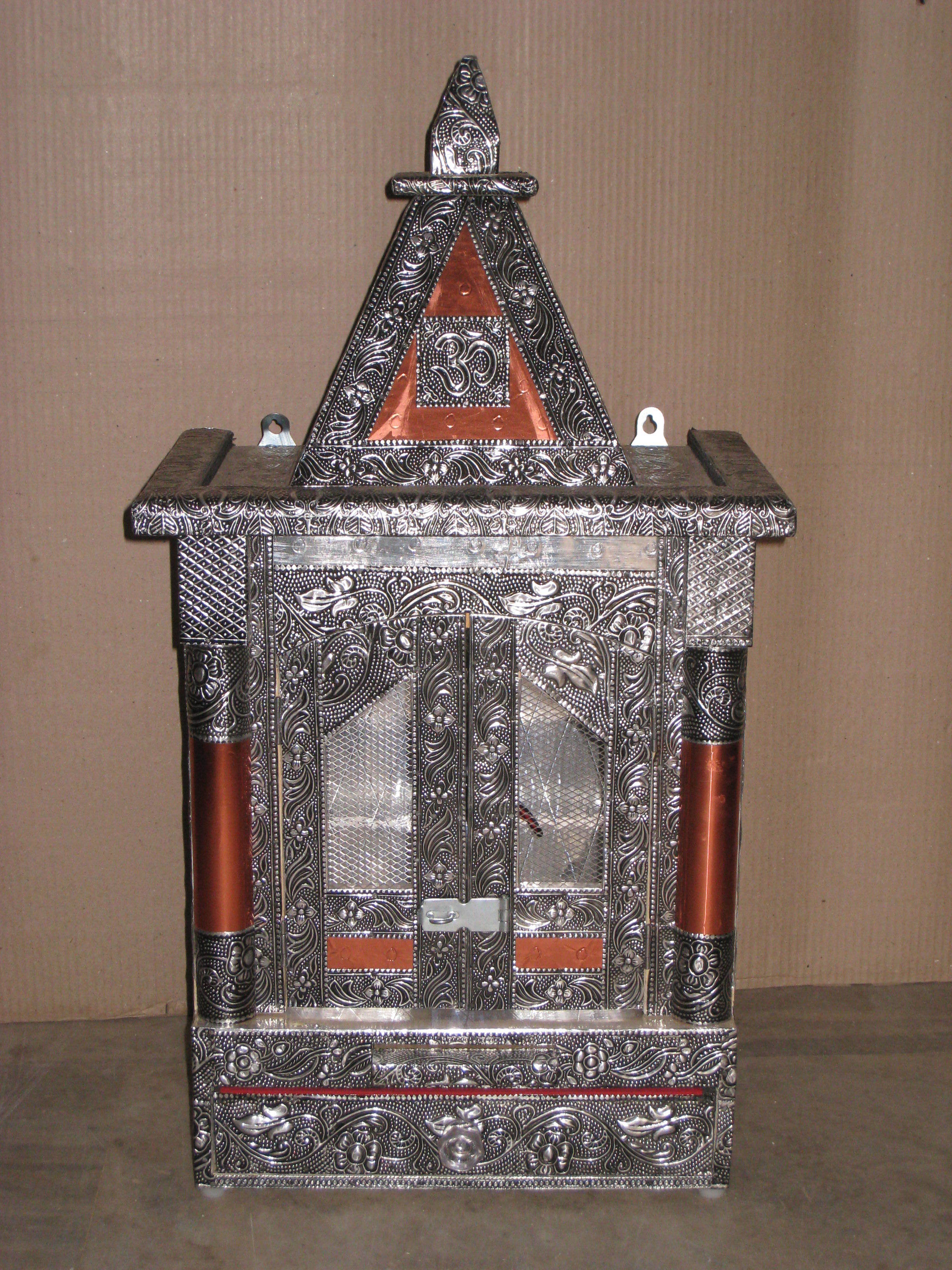 Silver Hindu Home Temple