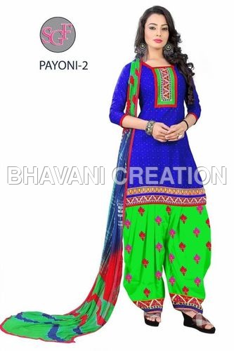 कॉटन पटियाला ड्रेसेस