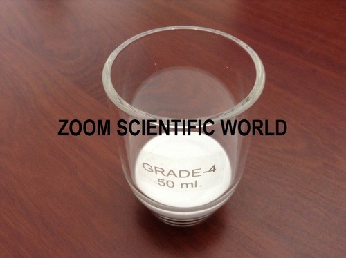Sintered Crucibles Gooch Type - Glass, 15-50 ml Capacity, 20-40 mm Disc Diameter, Transparent, Designed for Chemical Laboratory Use