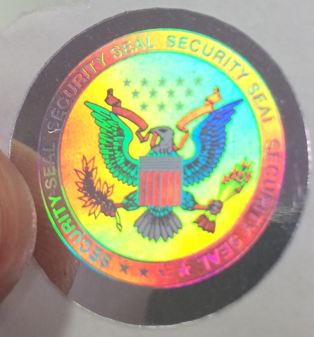 Seal Of Usa Hologram Labels
