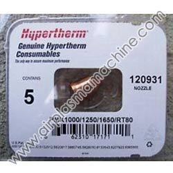 Copper Hypertherm Nozzle 120931 60 Amp