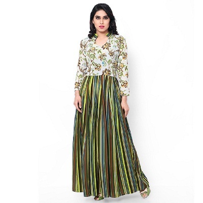 डिज़ाइनर एक्सक्लूसिव एथ्रिक गाउन