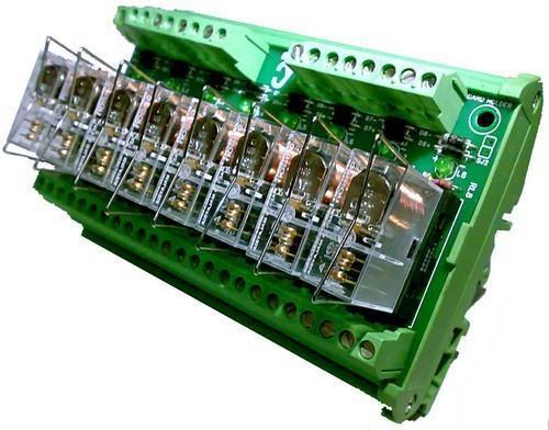 Relay Card - 8-Channel, 10A at 230VAC | Easy Installation, Sturdy Design, Industrial Application, Safe Usage