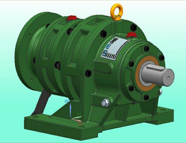 Cyclodical Gear Box - Cast Iron, 25 Mm Shaft, Gear Ratio 10:1, 1500 Rpm, 200 Nm Output Torque | High Torque, Compact Design, Durable, Smooth Operation, Precise Control, Oil Bath Lubrication