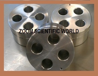Heating Block Aluminium - Aluminium, 3 & 5 Holes | Silver, Engineering & Automation Usage, Ideal for Industrial Heating Applications