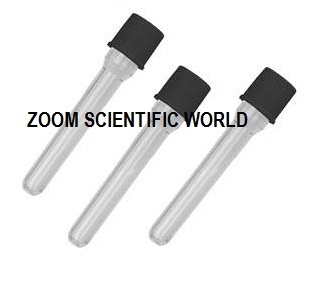 E.S.R. Tube - Glass, 200 mm Graduated, 300 mm Long | Transparent & Black for Chemical Laboratory Usage