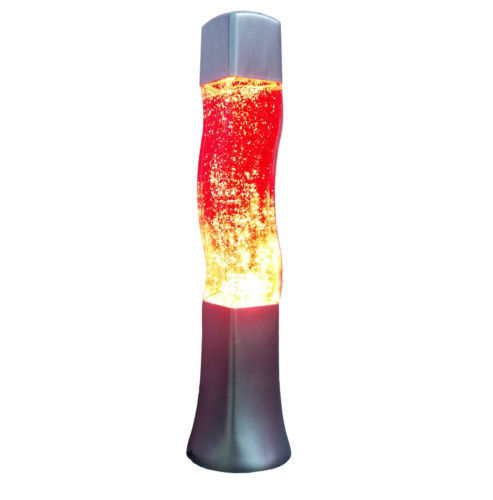 Red Glitter Lamp Light 40 cm Lava Light 