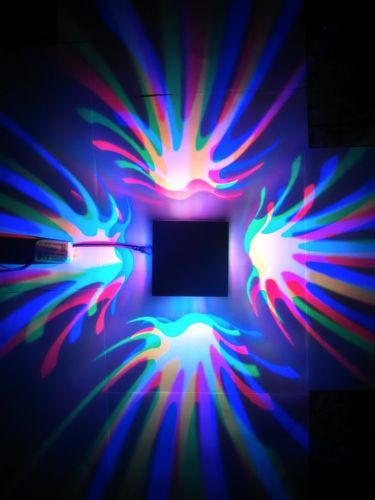 सजावटी एलईडी दीवार लैंप रंगीन प्रकाश (आरजीबी मल्टी कलर)