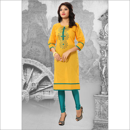 कॉटन लेडीज़ कैज़ुअल कुर्ती