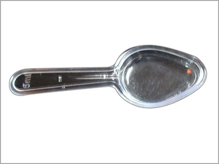 5ml Plastic Spoon - Plastic Material, Soft Hardness, Silver Color | Damage Proof, Smooth Surface, Easy to Dispose, Ideal for Food and Pharmaceuticals