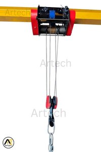 Electric Wire Rope Hoist - Electric Powered, Maximum Lifting Weight as Per Requirement Tonne | Easy to Operate, Rust Resistant, Long Shelf Life, Premium Quality Ropes