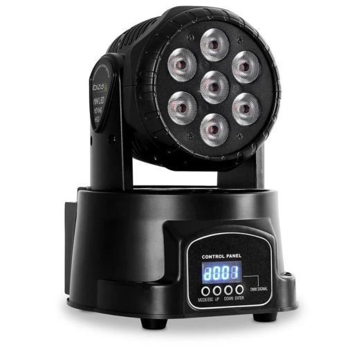 BIG DIPPER LM-70 LED घूर्णनशील चलने वाला RGB स्टेज लाइट वाशलाइट डीजे डिस्को के लिए