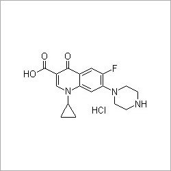 Ciprofloxacin Hydrochloride - Pharmaceutical Grade, White to Off-White Powder, C17H19ClFN3O3, CAS No: 86483-48-9, Purity: 98%