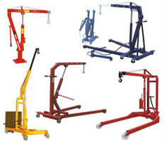 Hydraulic Floor Crane Application: Storage Yard