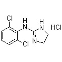 Clonidine Hydrochloride - CAS No: 4205-91-8, Pharmaceutical Grade Powder, 99% Purity, White to Off-White Crystalline Appearance, Soluble in Water