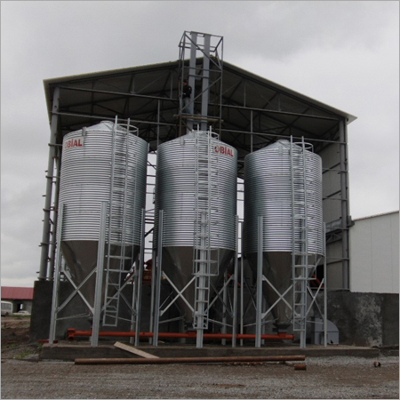 corrugated silos