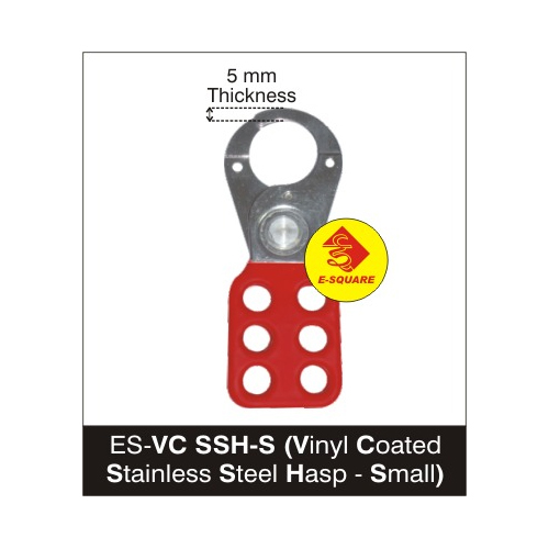 Lockout Vinyl Coated Stailness Steel Hasp - Small