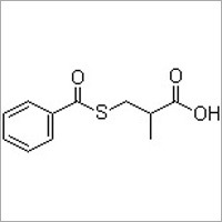 (S)-(-)-3-(Benzoylthio)-2-Methylpropanoic Acid - Pharmaceutical Grade, 1.27 g/cm3 Density | White to Off-White Crystalline Solid, Toxic, Shelf Life 2 Years, Slightly Soluble in Water