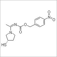 (S)-[1-(3-Mercapto-1-pyrrolidinyl)ethylidene]carbamic acid (4-nitrophenyl)methyl ester