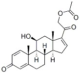 11beta,21-dihydroxypregna-1,4,16-triene-3,20-dione 21-acetate