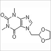 Doxofylline - High-Purity Pharmaceutical-Grade API, 99% Purity, White Crystalline Powder, Melting Point 215-220°C, Average Particle Size 10 Microns, Non-Poisonous