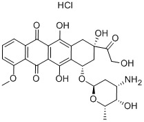 Doxorubicin - Pharmaceutical Grade, Orange-Red Crystalline Powder | CAS No: 23214-92-8, Molecular Formula: C27H29NO11, Toxic Anticancer Drug