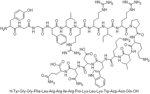Dynorphin A - Molecular Formula C75H126N24O15, Molecular Weight 1604 g/mol, 95% Purity | Freezer Storage, Analog of Dynorphin A