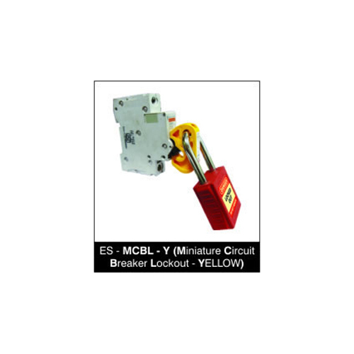 Miniature Circuit Breaker Lockout - YELLOW