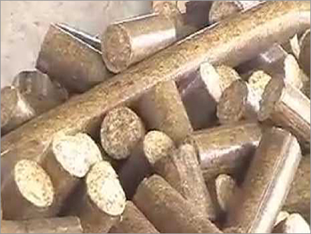 मूँगफली के खोले की बृकेट्स