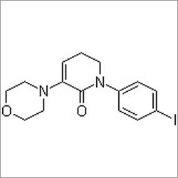 1-(4-Iodophenyl)-3-Morpholino-5,6-Dihydropyridin-2(1H)-One - Off-White Crystalline Powder, 98% Purity, Iodinated Pyridine Derivative for Pharmaceutical Intermediate Research