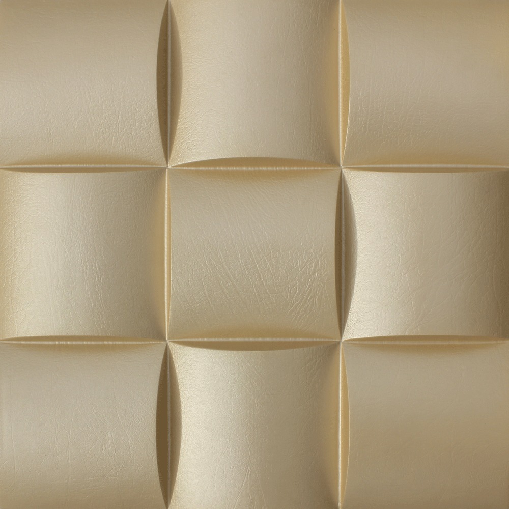 Designer Leather Wall Panel - Faux Leather, 400x400mm, Available In 17 Colors | Eco-friendly, Acoustic Insulation, Easy Installation, Low Maintenance