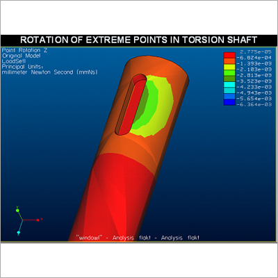 कीवे पर शाफ्ट टॉर्शन फ़ी.आई.ए.
