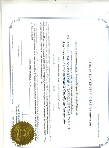 Watchkeeping Training Courses