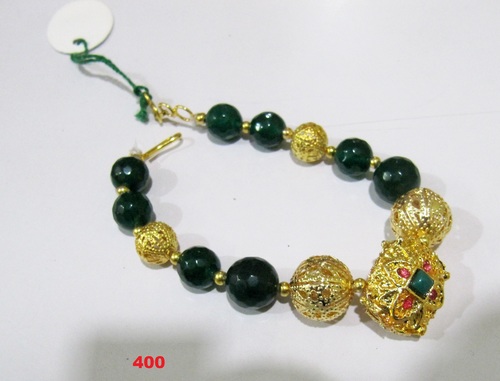 Beaded Bracelet - Artisanal Glass Beads, Adjustable Length | Unique Handmade Design, Lightweight Comfort