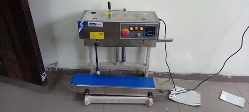 Continuous Band Sealer Machine - Color: Silver & Grey