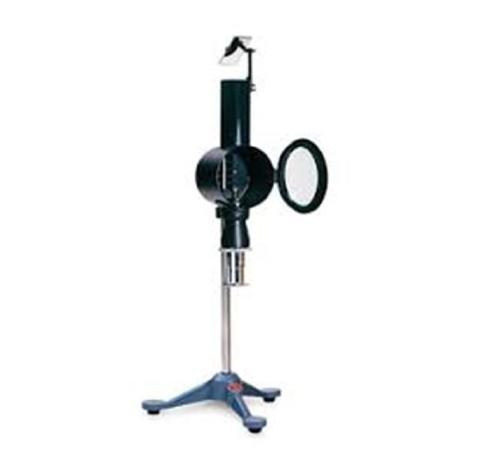 Smoke Point Apparatus - Metal and Glass, 300 mm Height, Black Color | Determining Smoke Point of Fuels per IP 57 & IS 1448 Standards