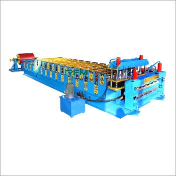 FX-Metal Sheet Roll Forming Machine - Steel Material, 8.2m x 1.5m x 1.6m Dimensions, Blue Color, Automatic Operation, ISO & CE Certified